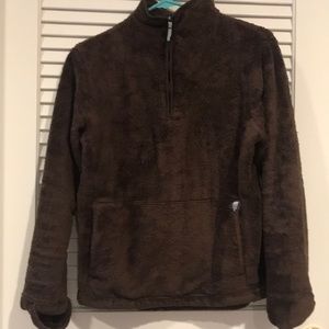 North Face Ladies brown bear ladies fleece !